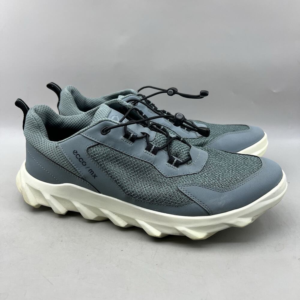 Ecco MX Breathru Trail Walking Shoes Men Size 9.5 Gray Mesh Comfort Low Sneakers